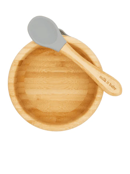 Bamboo Suction Baby Bowl and Spoon - Image 3