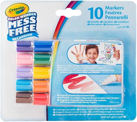 Crayola Color Wonder 10 Mini Markers - Image 4