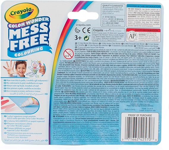 Crayola Color Wonder 10 Mini Markers - Image 5