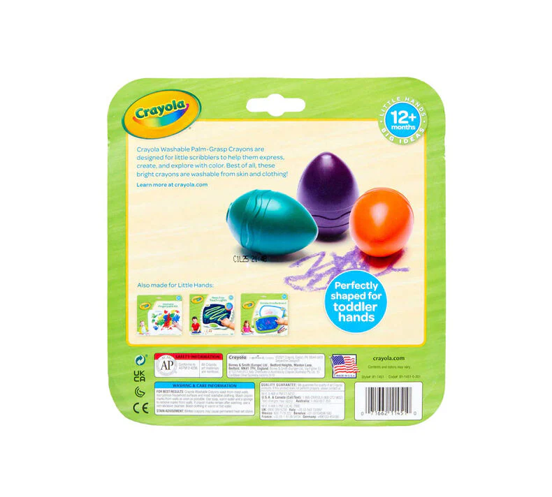 Crayola Palm Grasp Toddler Crayons - 6 Count - Image 3