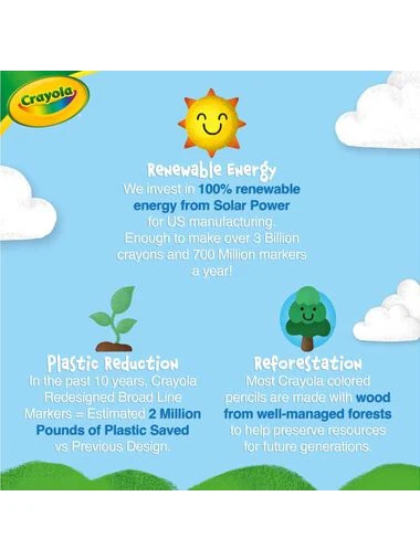 Crayola Washable Tripod Grip Markers - 8 Count - Image 7