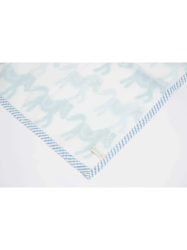 I am Going to the Circus Blanket - Teal - Image 3