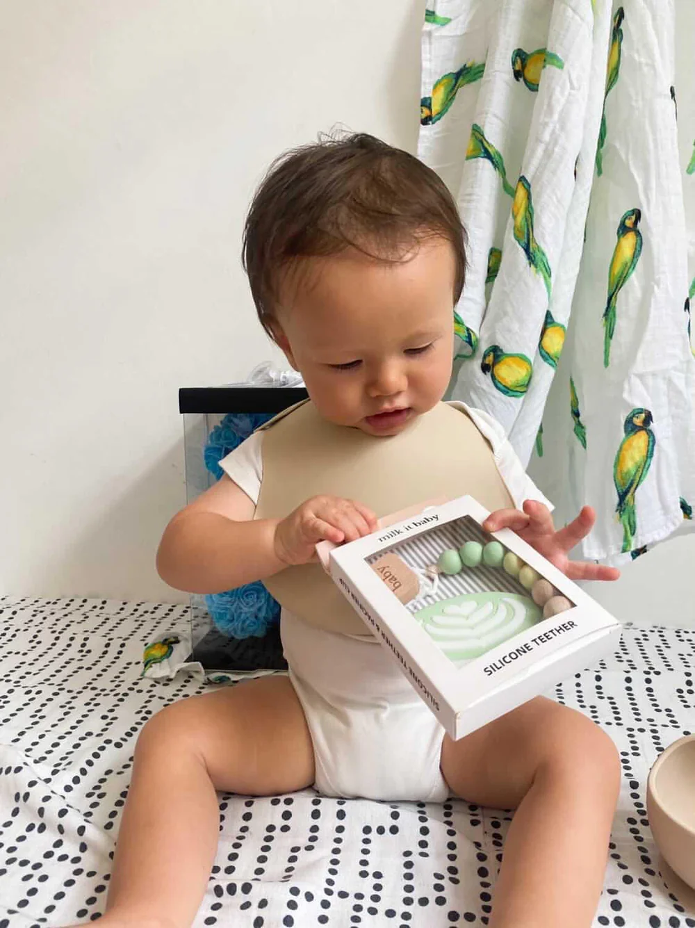 Milk it Baby ‘I Love You So Matcha’ Teether Set - Image 3