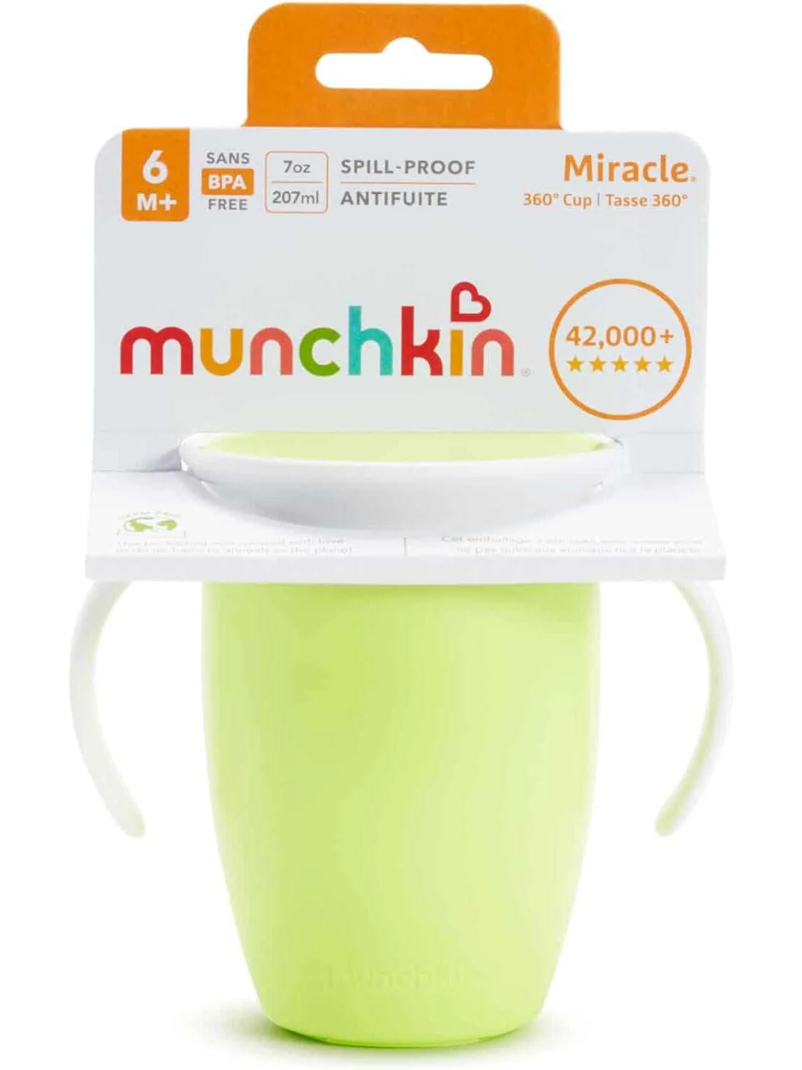Munchkin Miracle 360° Cup Trainer Cup for 6m+ - 7oz 207ml (2 colors available) - Image 3