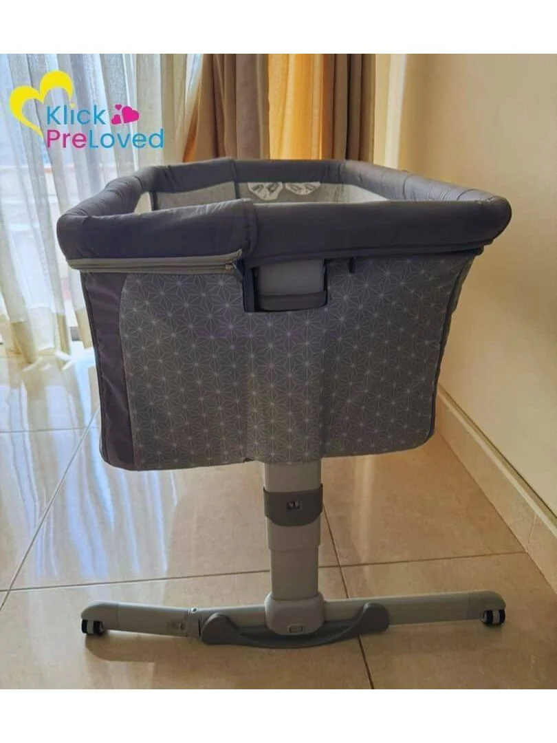 PreLoved Chicco Next2Me Forever Sleeptime - Grey (Gently Used) - Image 3