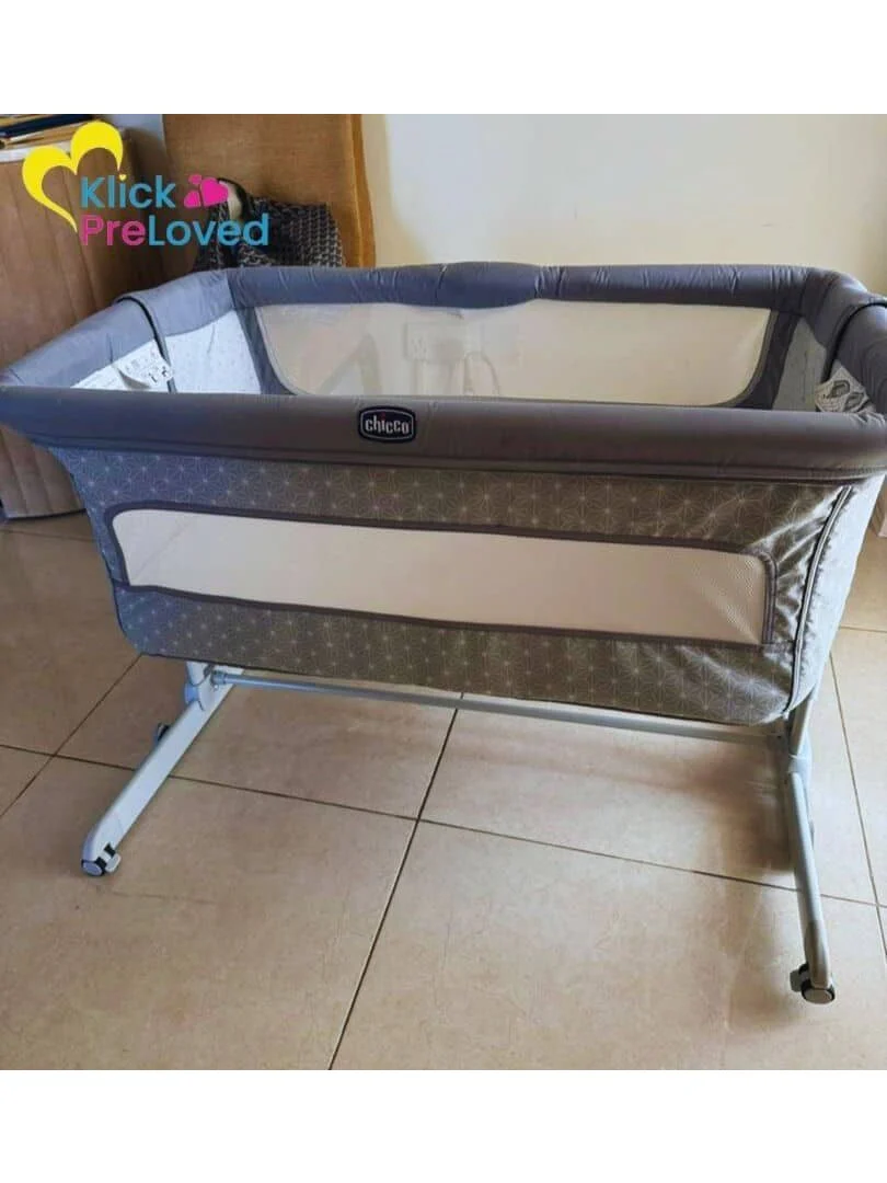 PreLoved Chicco Next2Me Forever Sleeptime - Grey (Gently Used) - Image 4