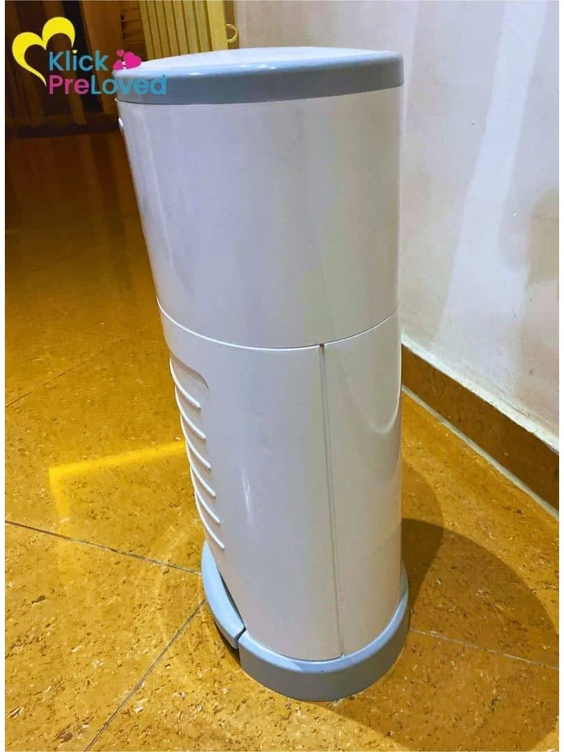 PreLoved Korbell Classic Nappy Bin - White - Image 3