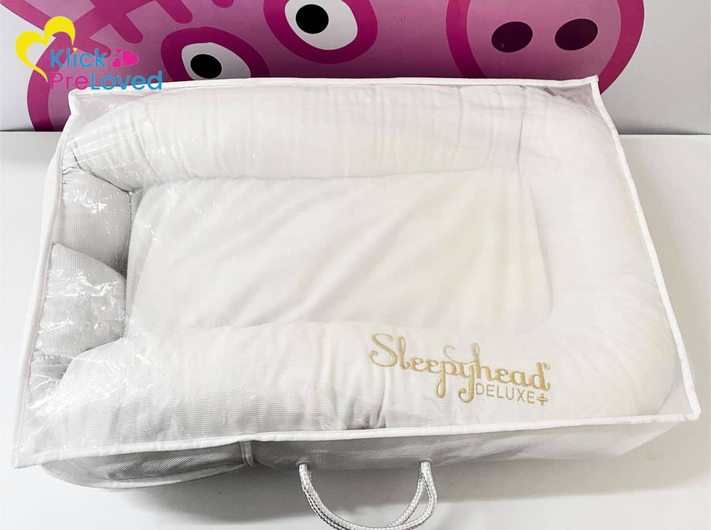 PreLoved Sleepyhead Deluxe with a Storage Bag - White (Gently Used) - Image 4
