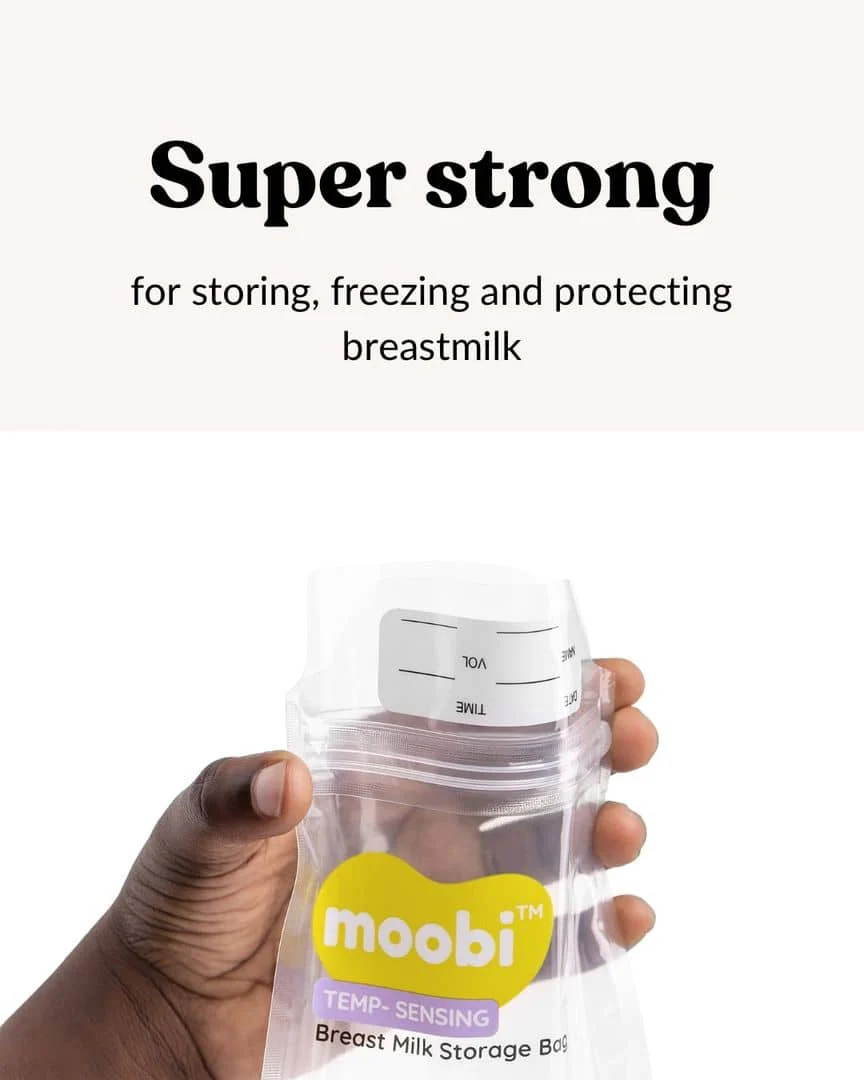 Moobi Temp Sensing Milk Storage Bag 60z/180ml BPA/BPS Free - 30pcs - Image 4